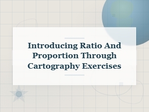Mapping Scales: Ratios and Proportions