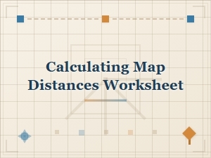 Using Map Distances to Understand Real-World Scale